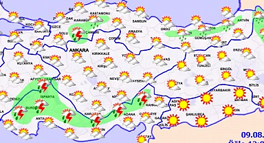 Meteoroloji’den şiddetli sağanak yağış uyarısı