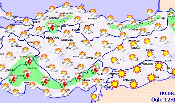 Meteoroloji’den şiddetli sağanak yağış uyarısı