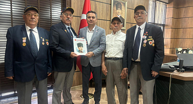 Muharip Gaziler’den Bafra Kaymakamı Dr. Mustafa Altınpınar’a ziyaret 