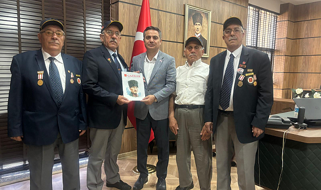 Muharip Gaziler’den Bafra Kaymakamı Dr. Mustafa Altınpınar’a ziyaret 