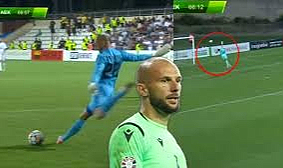 Noah kalecesi Cancarevic’ten kaleden kaleye unutulmaz gol