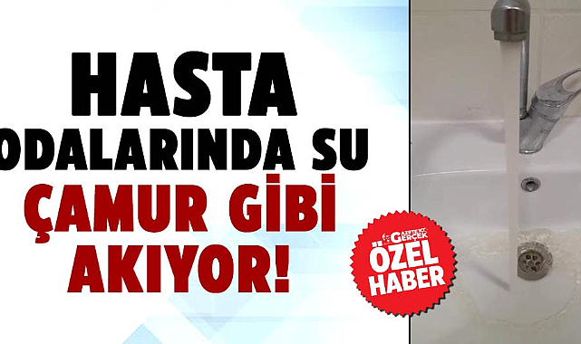 OMÜ'de hasta odalarında su çamur gibi akıyor!