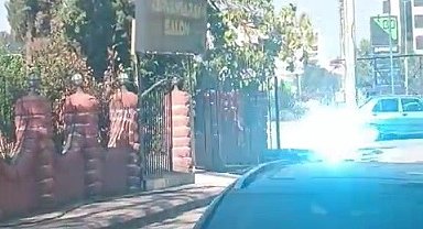 Patlayan elektrik hattı yürekleri ağza getirdi