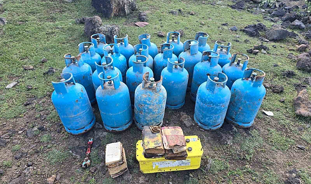 PKK'ya ait malzemeler ele geçirildi