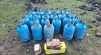 PKK'ya ait malzemeler ele geçirildi