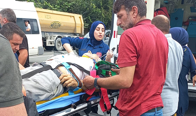 Rize'de trafik kazası: 1'i ağır 2 yaralı