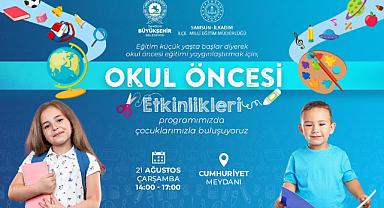 Samsun Büyükşehir Belediyesi’nden okul öncesi eğitim için etkinlik