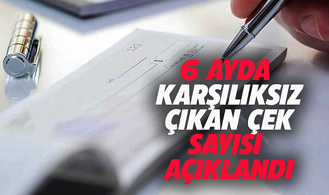 Samsun'da 2024 yılının ilk 6 ayında işte karşılıksız çıkan çek sayısı