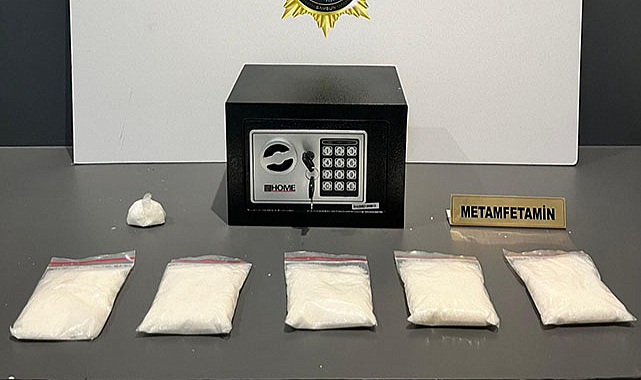 Samsun’da 480 gram metamfetamin ele geçirildi