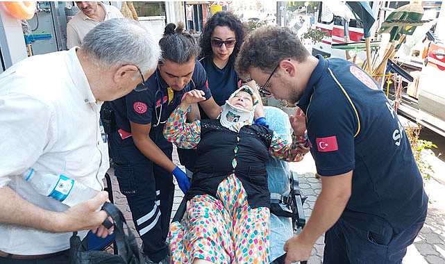 Samsun'da 70 yaşındaki Fatma Ceylan kazada yaralandı