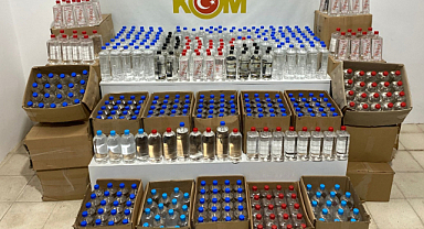 Samsun'da 774 litre etil alkol ele geçirildi