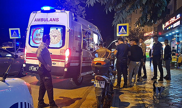 Samsun'da bıçaklı saldırı: Bir kişi ağır yaralı