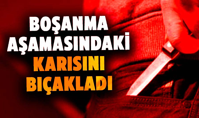 Samsun'da boşanma aşamasındaki karısını bıçakladı