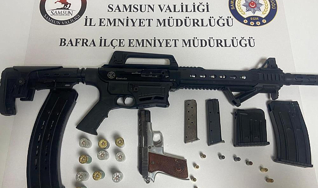 Samsun'da dayısını tehdit eden yeğen gözaltına alındı