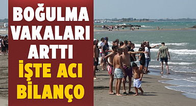 Samsun'da deniz sezonunda boğulma vakaları arttı