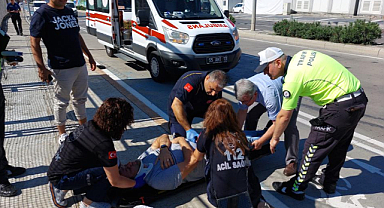 Samsun'da dolmuş ile otomobil çarpıştı