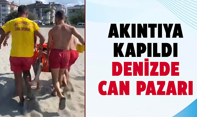 Samsun'da Dursun Özkara boğulma tehlikesi geçirdi