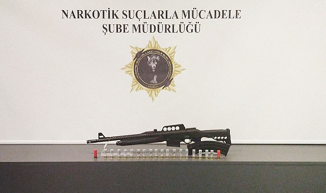 Samsun’da esrar ve ruhsatsız tüfek ele geçirildi