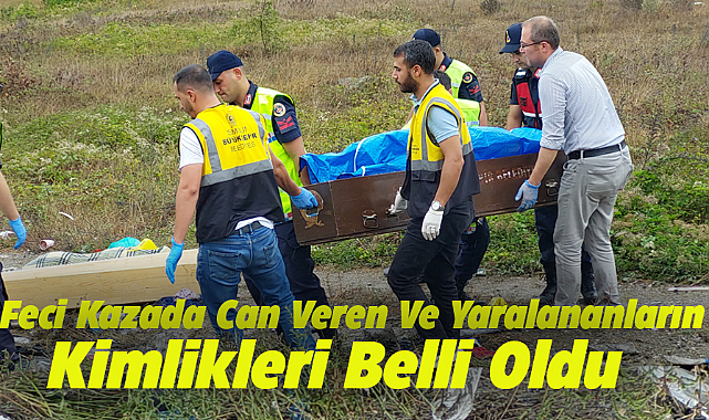 Samsun'da feci kazada can veren ve yaralananların kimlikleri belli oldu