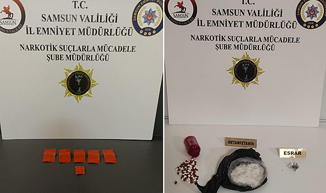 Samsun'da İlkadım ve Çarşamba ilçelerinde uyuşturucu operasyonu