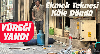 Samsun'da iş yeri yandı! Sahibinin yüreği sızladı