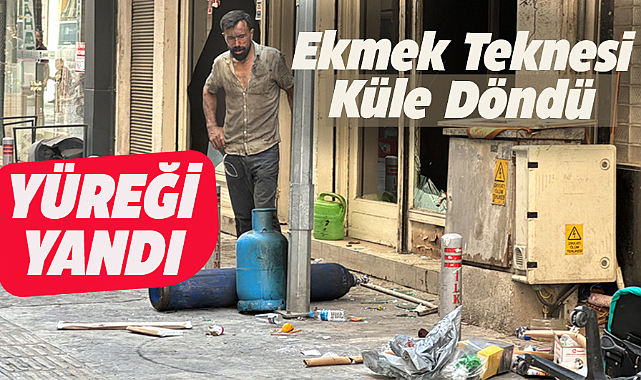 Samsun'da iş yeri yandı! Sahibinin yüreği sızladı