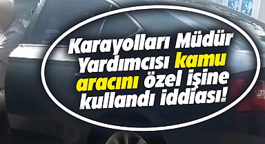 Samsun'da makam aracı özel iş için kullanıldı iddiası