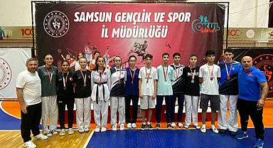 Samsun’da Taekwondo Yıldızlar ve Gençler İl Seçmeleri yapıldı