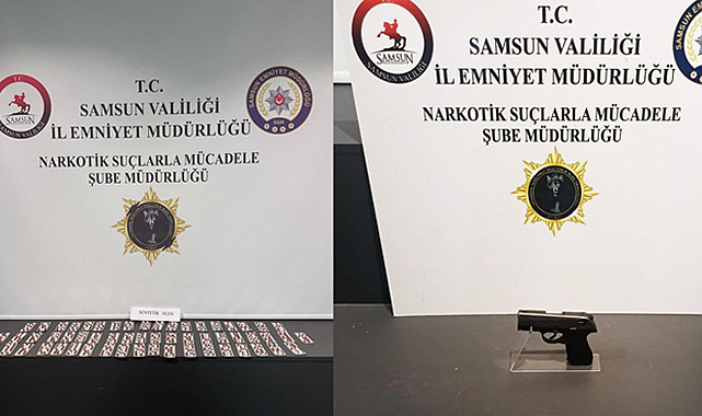 Samsun'da uyuşturucu baskını! 18 şahıs gözaltında