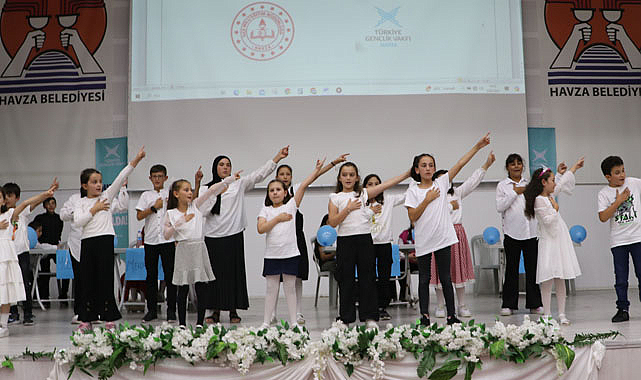 Samsun Havza'da TÜGVA yaz eğitimi renkli bir şenlikle son buldu
