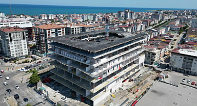 Samsun Şehir Kütüphanesi yükseliyor!