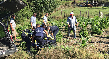 Samsun'un Bafra ilçesinde, Rüstem Şen kazada hayatını kaybetti