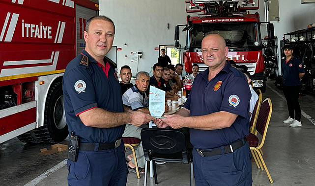 Samsun Vezirköprü itfaiyede Grup Amiri Salih Tanrıverdi oldu
