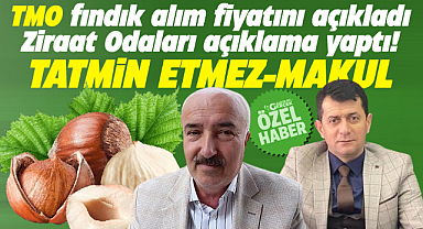 Samsun Ziraat Odaları TMO'nun 2024-2025 fındık alım fiyatı ile ilgili açıklama yaptı