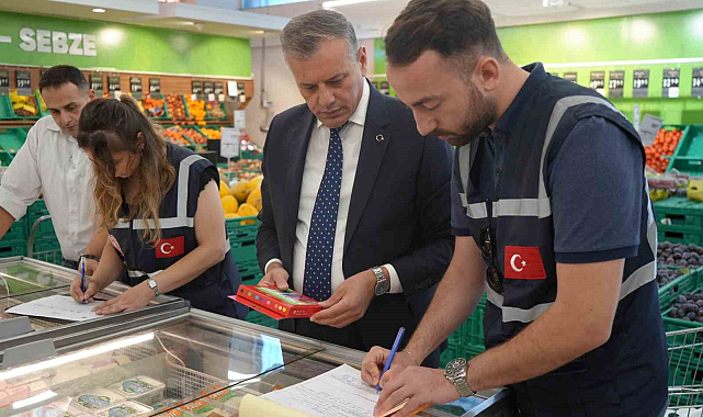 Samsun'da kırtasiye ürünü satan marketlere denetim