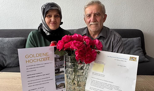 Samsunlu aileye Eyalet Başbakanı Dr. Markus Söder'den duygulandıran kutlama