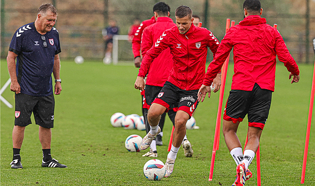Samsunspor'dan dinamik antrenman