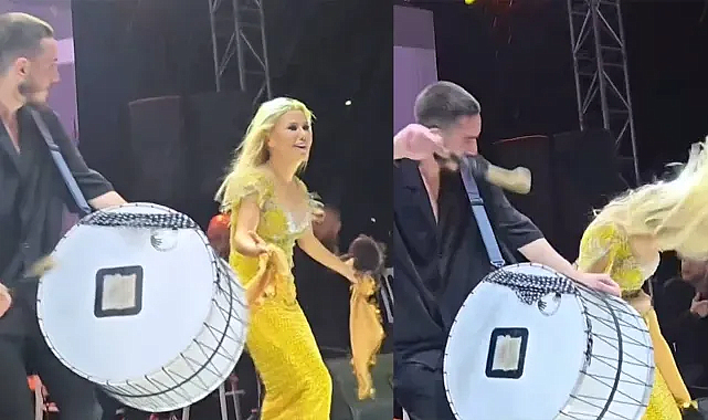 Şarkıcı Ceylan kendinden geçerek ettiği dansla gündem oldu!