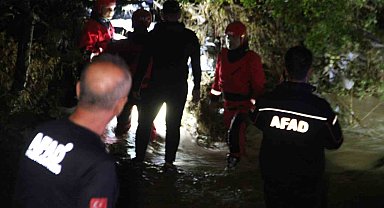 Selde kaybolan vatandaşı arama çalışmaları sürüyor