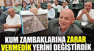 Şenol Kul: Kum zambaklarına zarar vermedik yerini değiştirdik