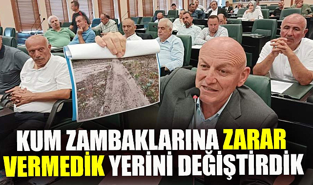 Şenol Kul: Kum zambaklarına zarar vermedik yerini değiştirdik