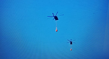 TSK, orman yangınlarına müdahale ediyor