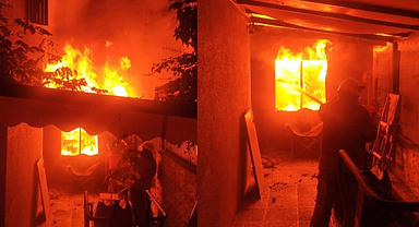 Ünlü oyuncunun villasında korkutan yangın