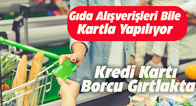 Vatandaş temel ihtiyaçlarını karşılamak için bile kredi kartına başvuruyor