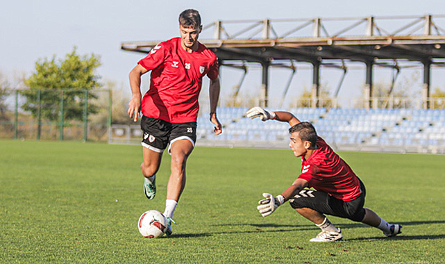 Yılport Samsunspor U19 takımından hücum antrenmanı