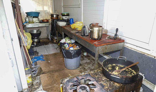 Zehir saçan işletme mühürlendi