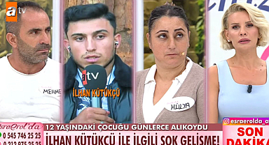 12 Yaşındaki S.K’yı Esra Erol buldu!  Alıkoyan İlhan Kütükçü, tutuklandı