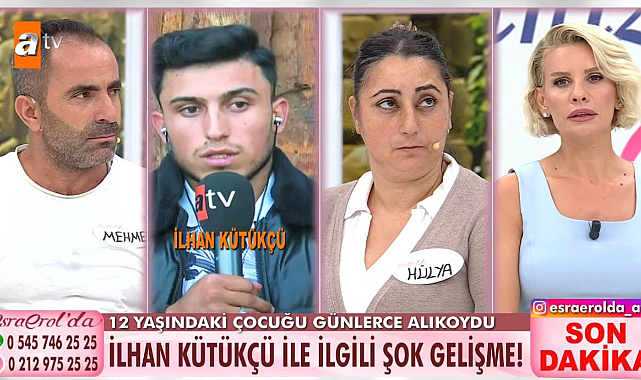 12 Yaşındaki S.K’yı Esra Erol buldu!  Alıkoyan İlhan Kütükçü, tutuklandı