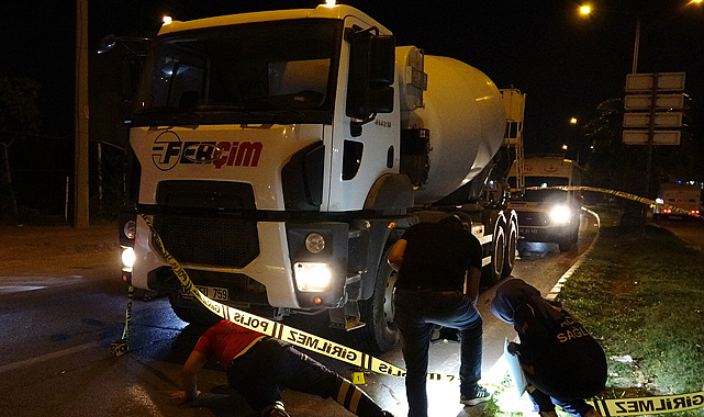 3 yaşındaki çocuk beton mikserin altında kaldı