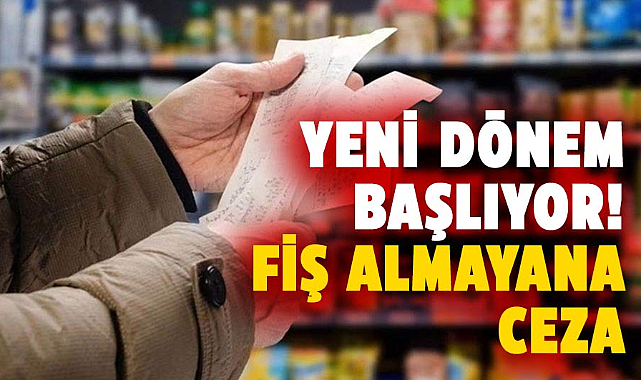 Alışverişte yeni dönem! Fiş almayana ceza